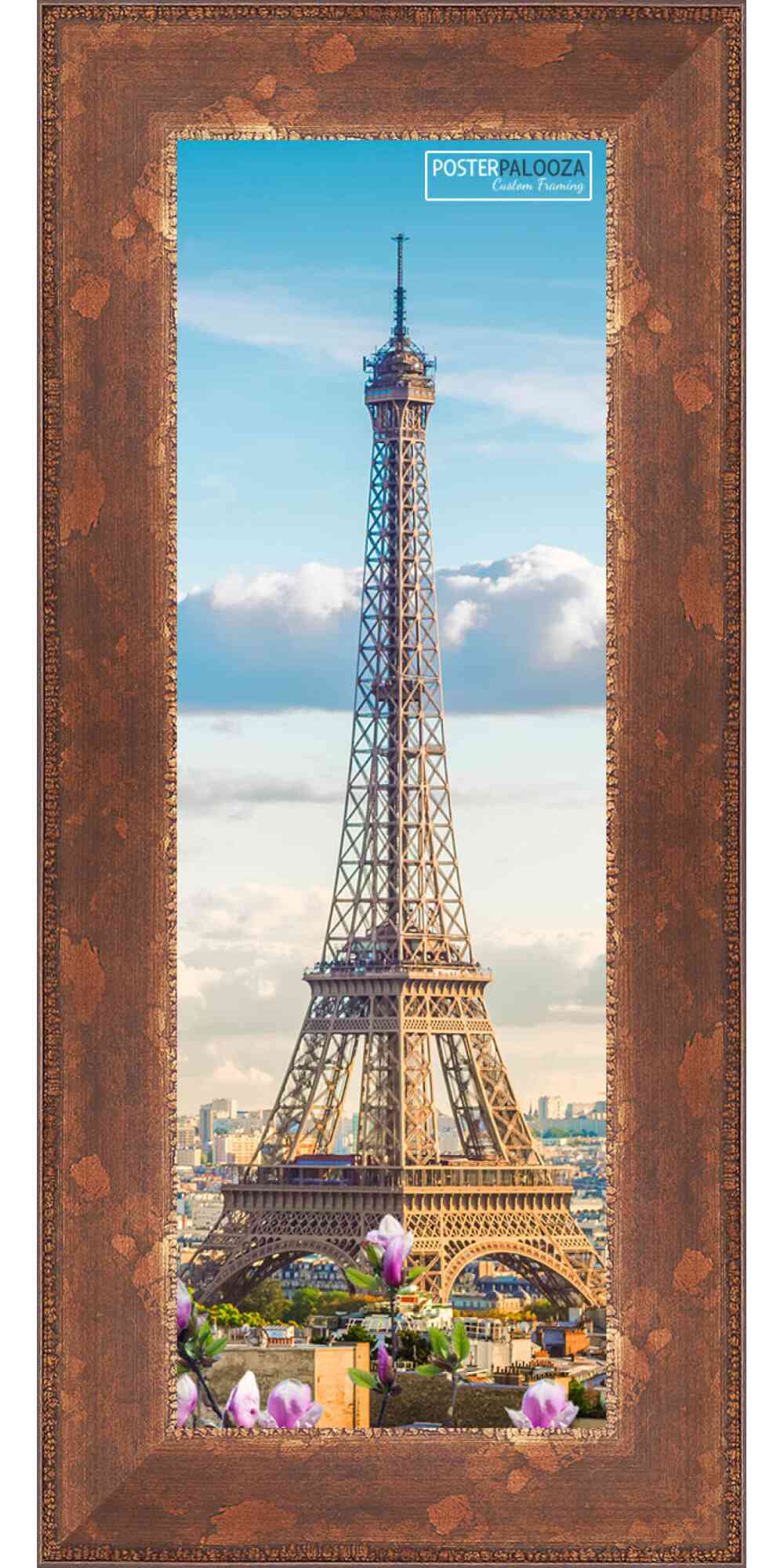 Distressed/Aged Antique Gold Movie Poster Frame (Style 2)