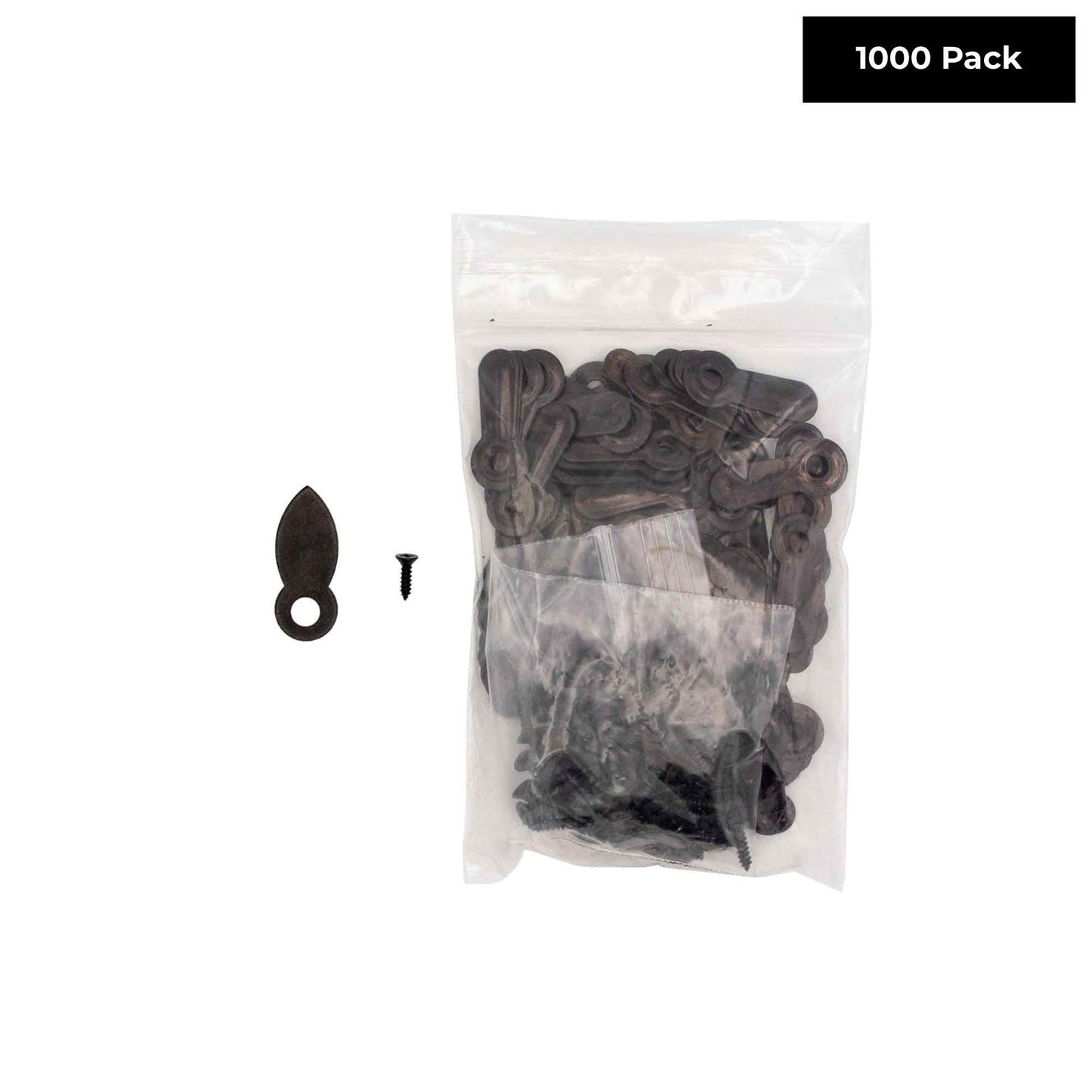 3/4" Black Turn Button Fasteners with Screws