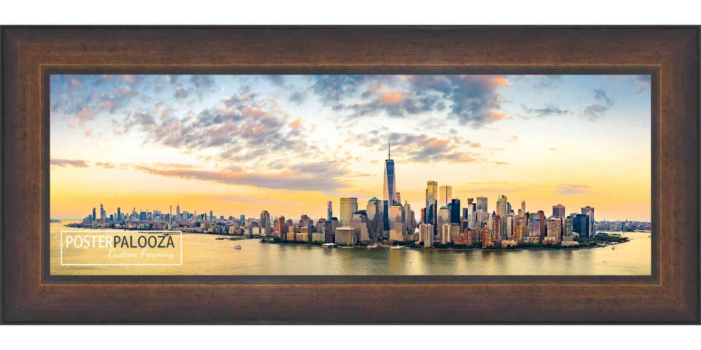 Contemporary Antique Gold Movie Poster Frame (Style 1)
