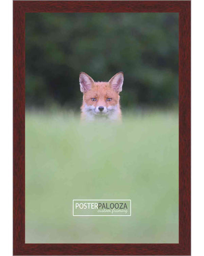 Brown Frame with White Mat