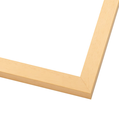 Natural Frame With White Mat for Jigsaw Puzzles
