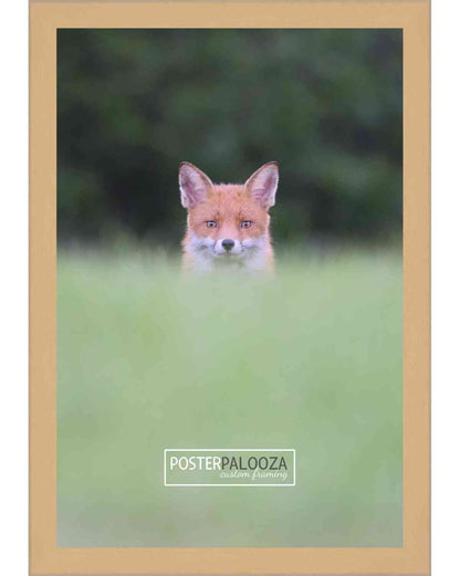 Natural Frame With White Mat for Jigsaw Puzzles