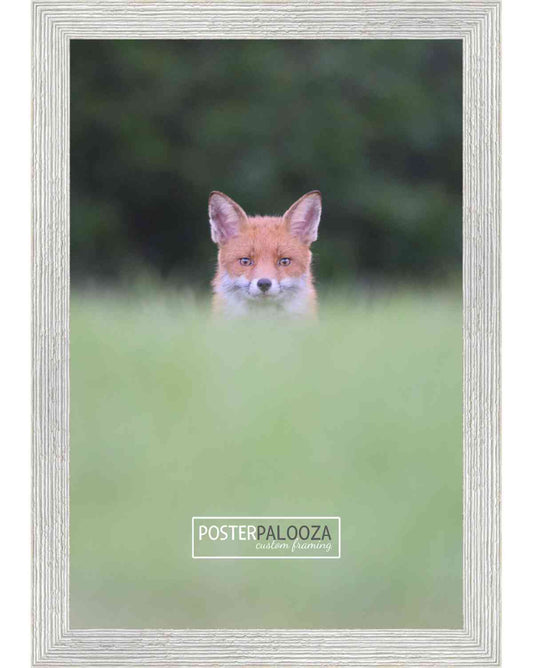 Distressed/Aged White Washed Movie Poster Frame (Style 1)
