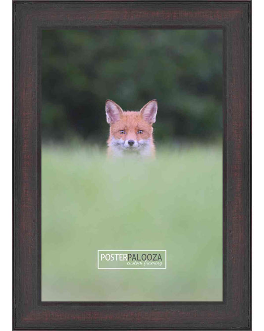 Distressed/Aged Mahogany Movie Poster Frame (Style 2)