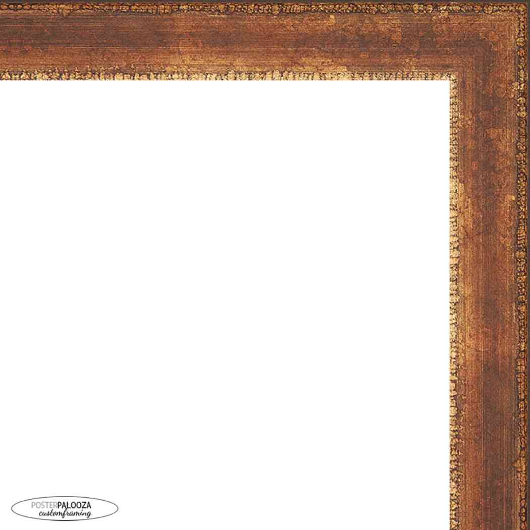 Distressed/Aged Antique Gold Movie Poster Frame (Style 1)