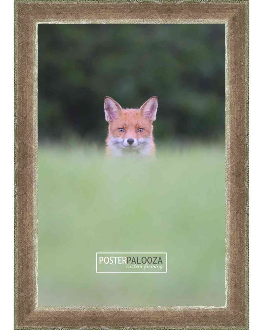 Distressed/Aged Antique Silver Movie Poster Frame (Style 1)