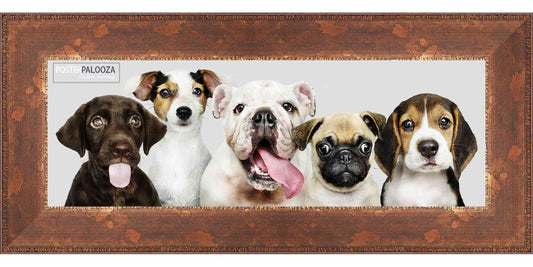 Distressed/Aged Antique Gold Movie Poster Frame (Style 2)