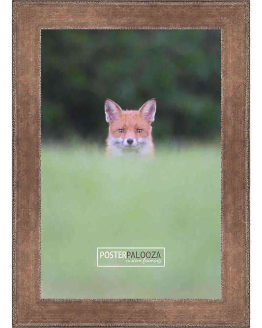 Distressed/Aged Antique Silver Movie Poster Frame (Style 4)