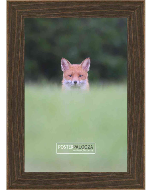 Distressed/Aged Walnut Movie Poster Frame (Style 4)