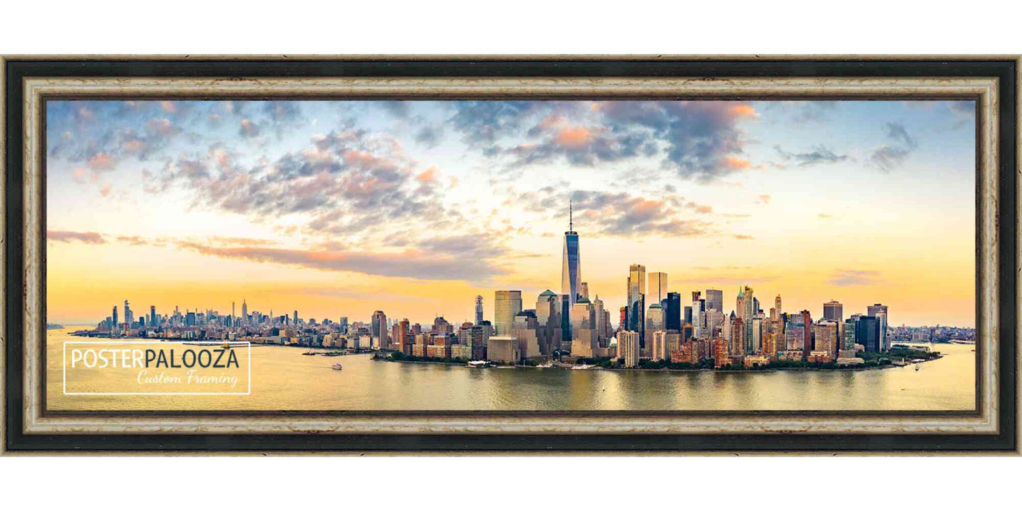 Traditional Antique Silver Movie Poster Frame (Style 11)