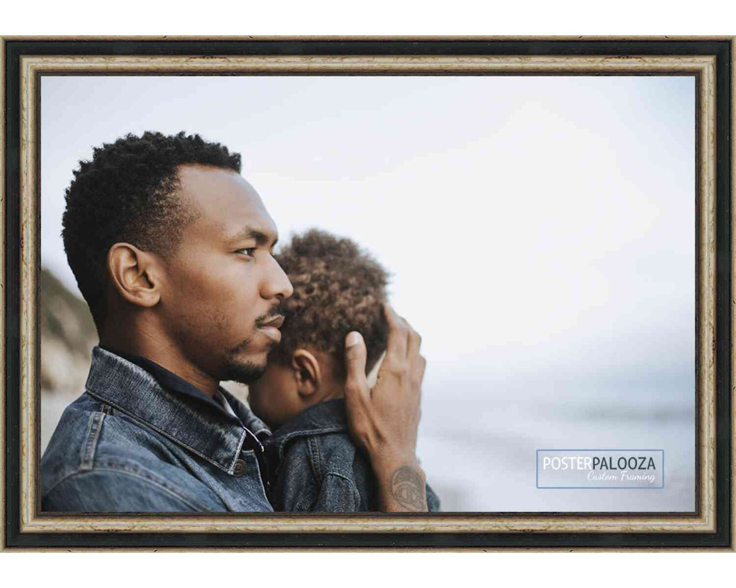 Traditional Antique Silver Movie Poster Frame (Style 11)