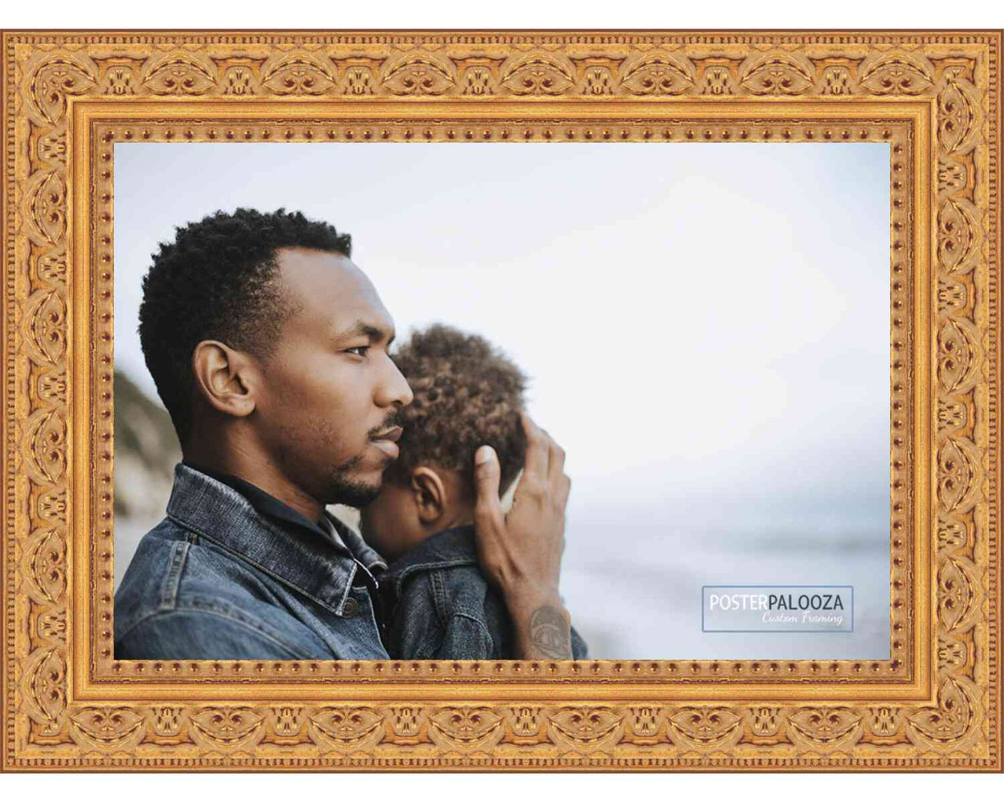 Ornate Gold Movie Poster Frame