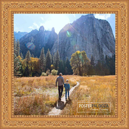Ornate Gold Movie Poster Frame