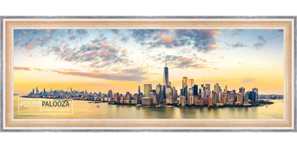 Traditional Antique Silver Movie Poster Frame (Style 14)