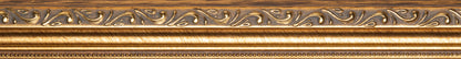 Frame with Mat - Antique Gold 11x14 Frame Wood Made to Display Print or Poster Measuring 8 x 10 Inches with Black Photo Mat
