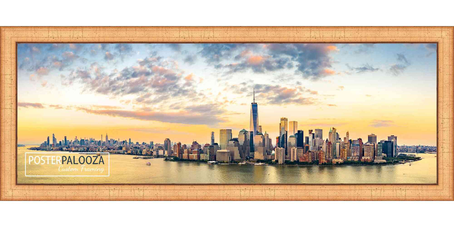 Contemporary Antique Gold Movie Poster Frame (Style 3)