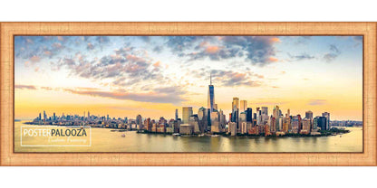 Contemporary Antique Gold Movie Poster Frame (Style 3)