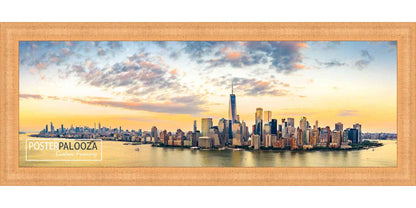 Contemporary Antique Gold Movie Poster Frame (Style 4)