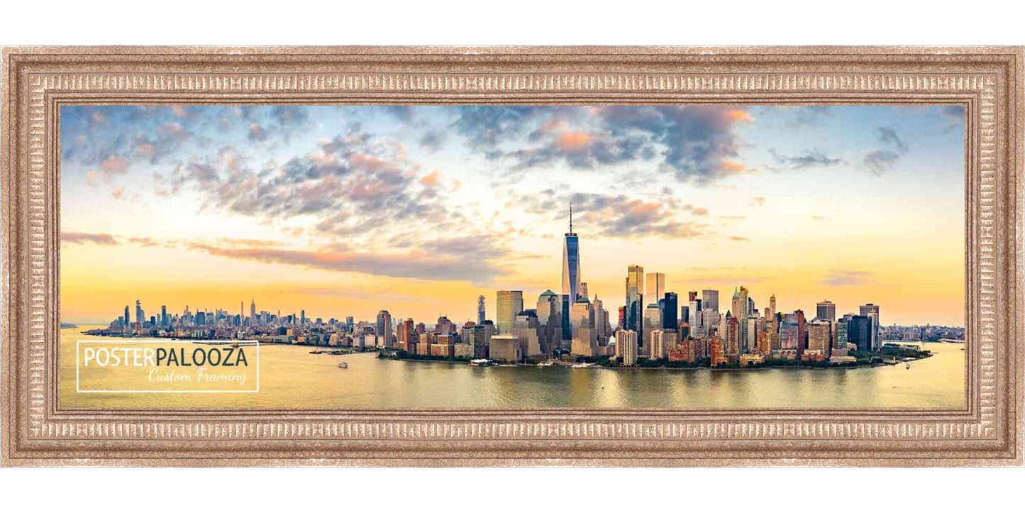 Traditional Antique Silver Movie Poster Frame (Style 17)
