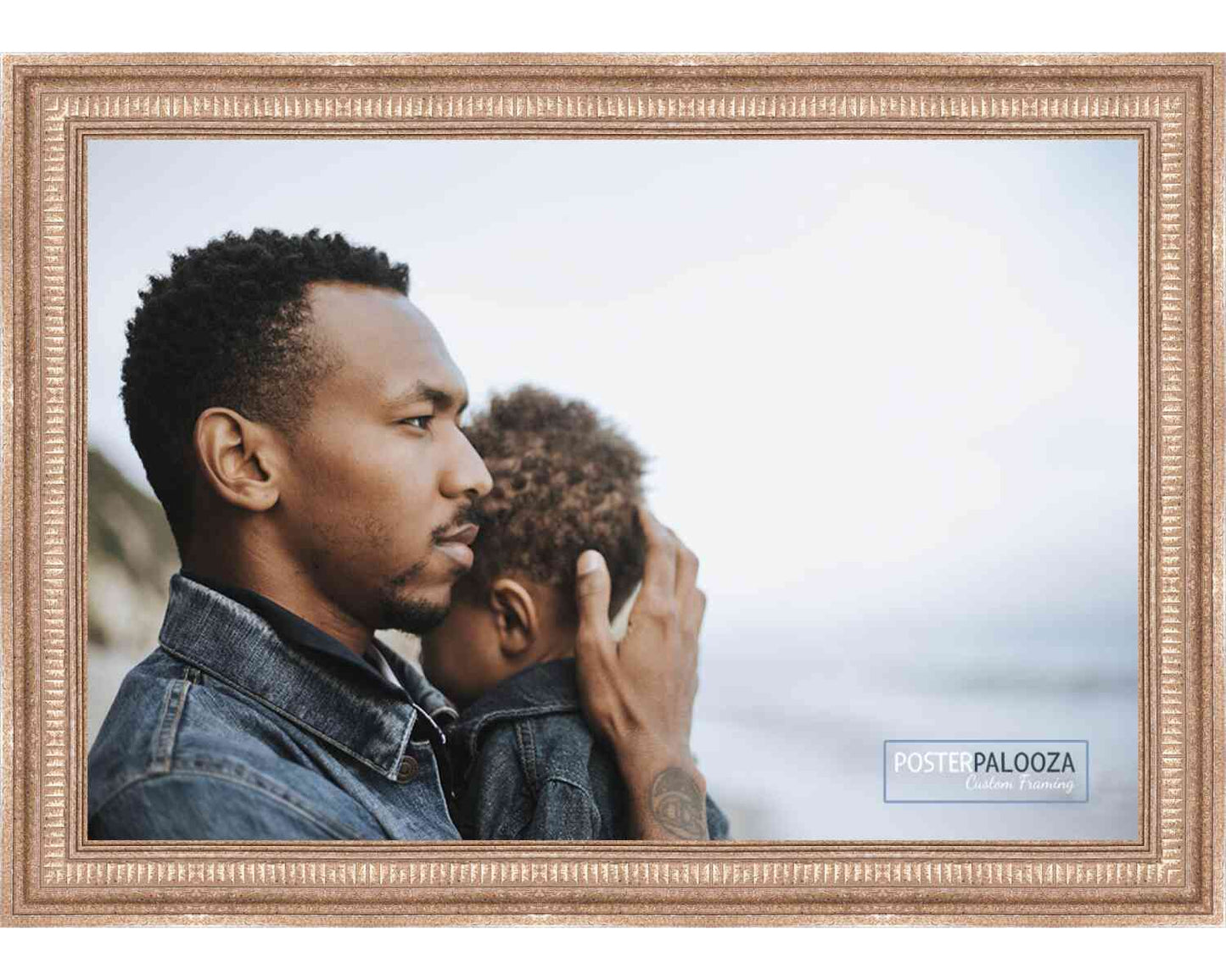 Traditional Antique Silver Movie Poster Frame (Style 17)