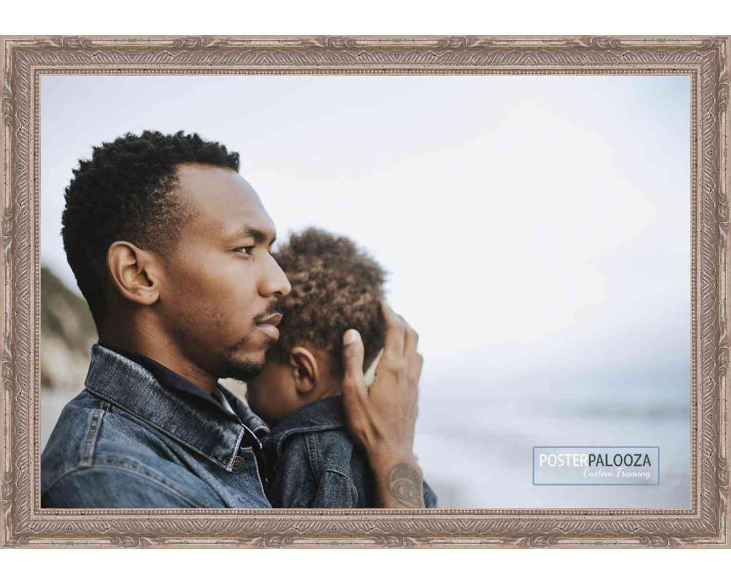 Ornate Silver Movie Poster Frame