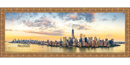 Ornate Antique Gold Movie Poster Frame (Style 2)