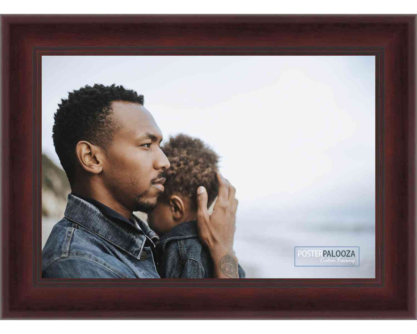 Contemporary Mahogany Movie Poster Frame (Style 5)