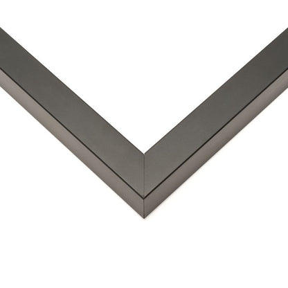 18x30 Black Shadow Box Frame With Silver Acid-Free Backing