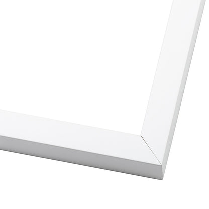Bright White Stacked Magazine Frame with Dark Gray Mat