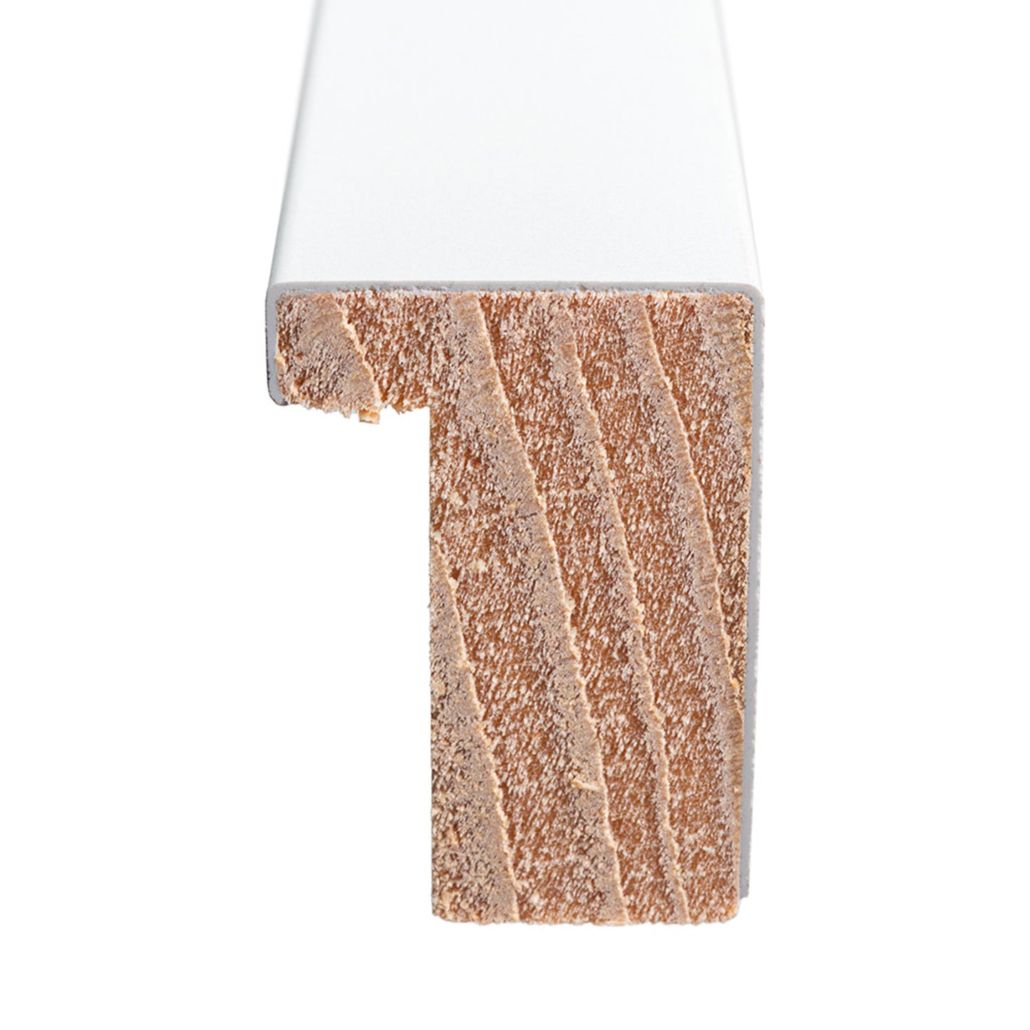 Bright White Stacked Magazine Frame with Dark Gray Mat