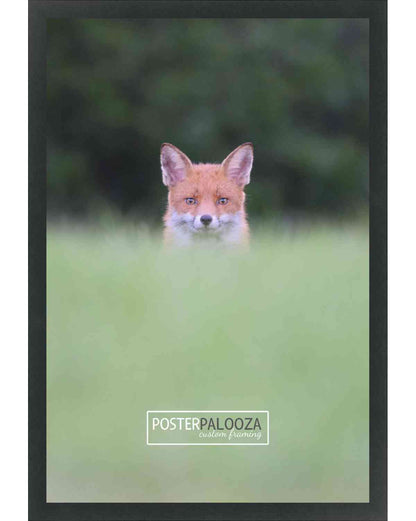 10x24 Frame Black Solid Wood Picture Frame - UV Acrylic Plexiglass, Foam Board Backing aaa Hanging Hardware Included
