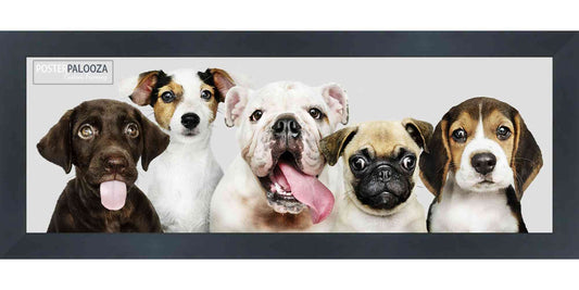 Black contemporary wood picture frame