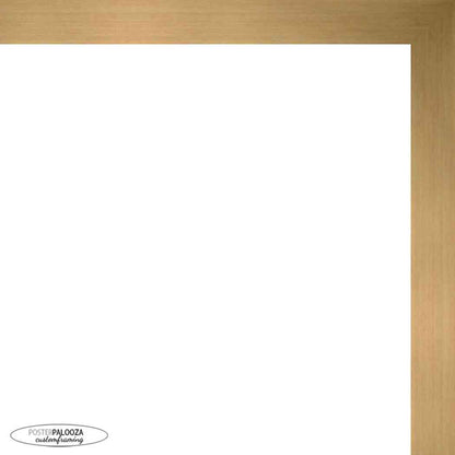 Bronze Frame With White Mat for Jigsaw Puzzles