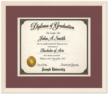 Diploma Display Military Frame (Style 1)