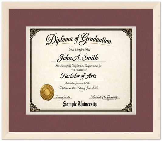 Diploma Display Military Frame (Style 1)