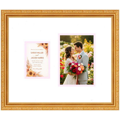 Invitation and Photo Combo Collage Frame
