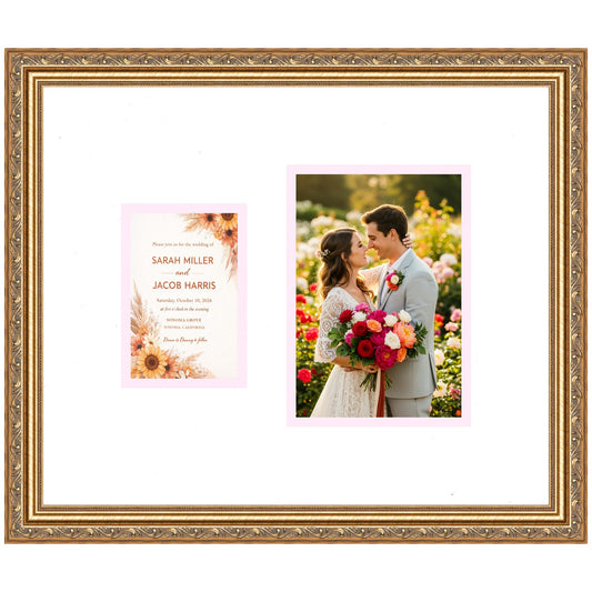 Invitation and Photo Combo Collage Frame (Style 4)