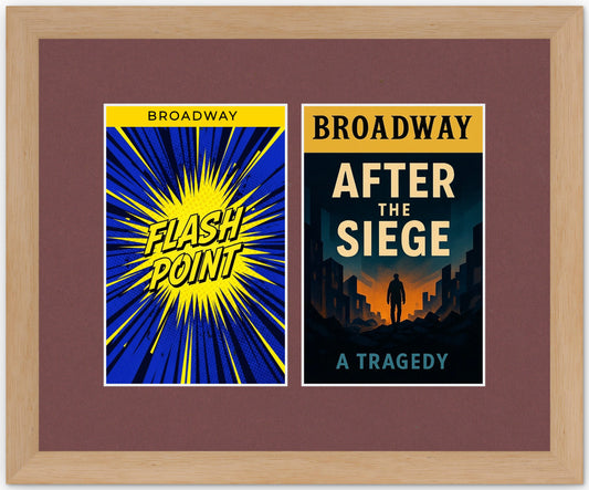 Two Playbill Shadowbox Frame (Style 5)