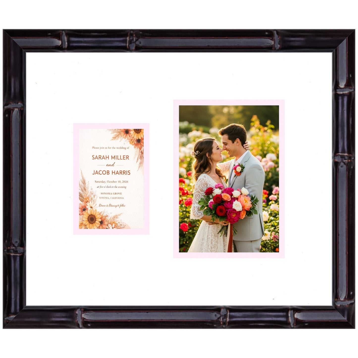 Invitation and Photo Combo Collage Frame (Style 5)
