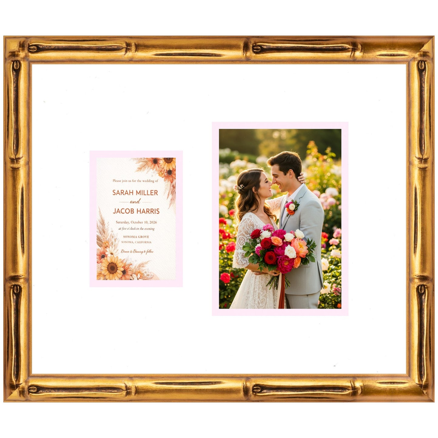 PosterPalooza Invitation and Photo Combo Collage Frame (Style 2)