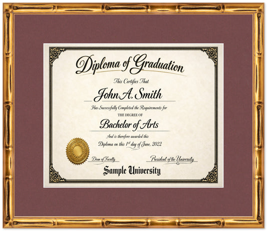 Diploma Display Military Frame (Style 4)