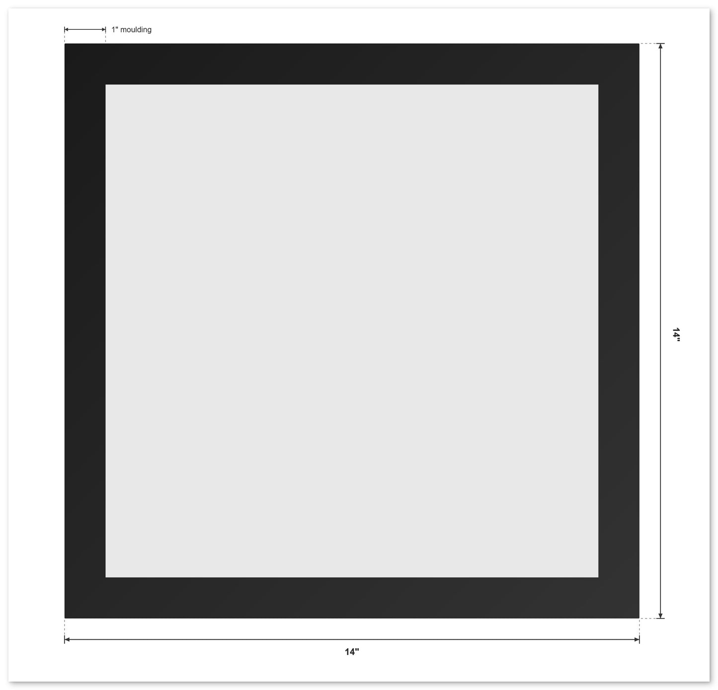 Framed Chalkboard Frame (Style 5)