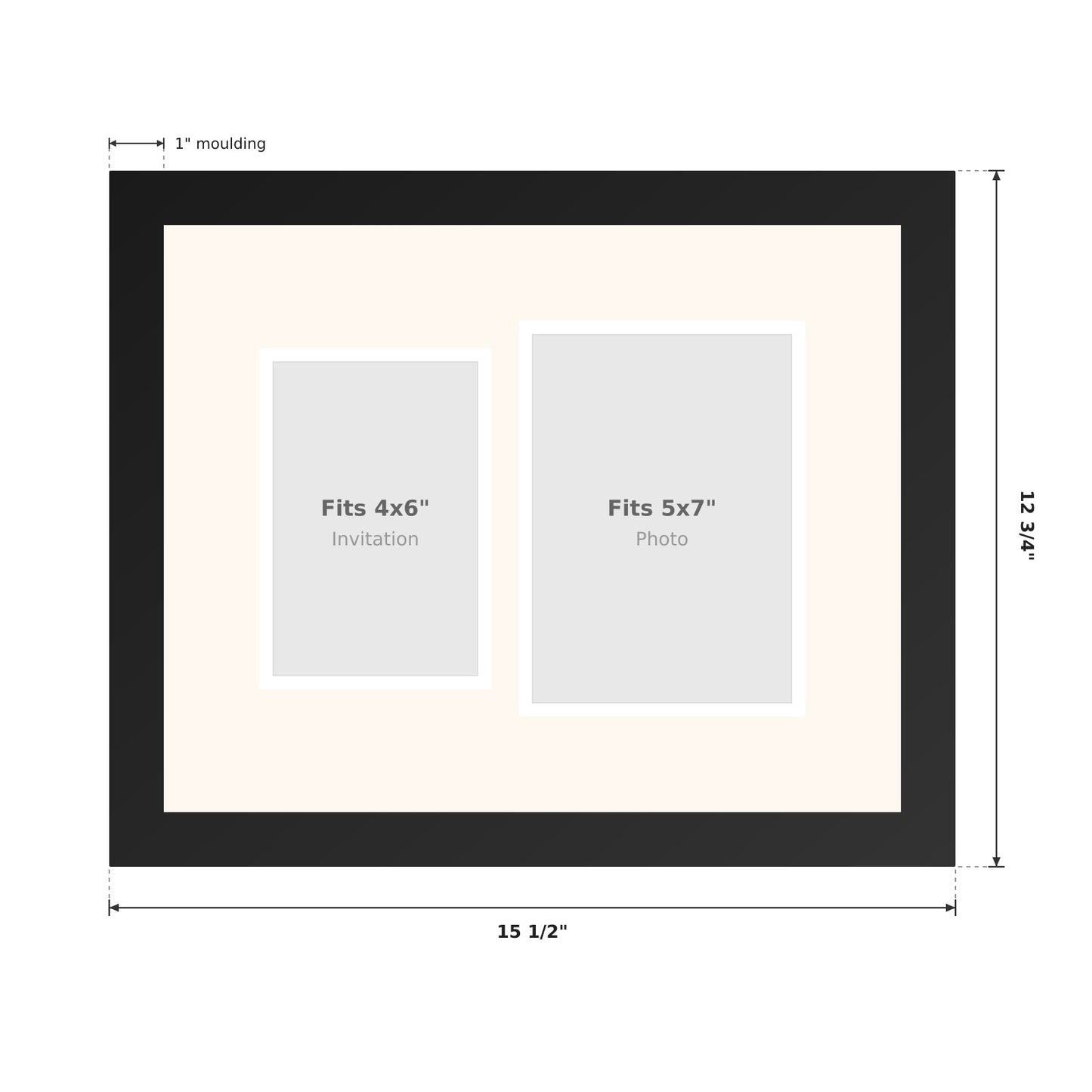 Invitation and RSVP Frame (Style 1)