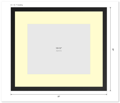 Diploma Display Military Frame (Style 1)