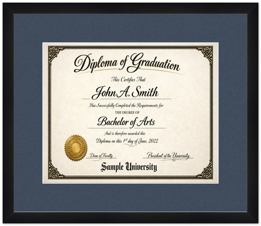 Diploma Display Military Frame (Style 5)