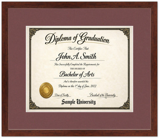 Diploma Display Military Frame (Style 7)
