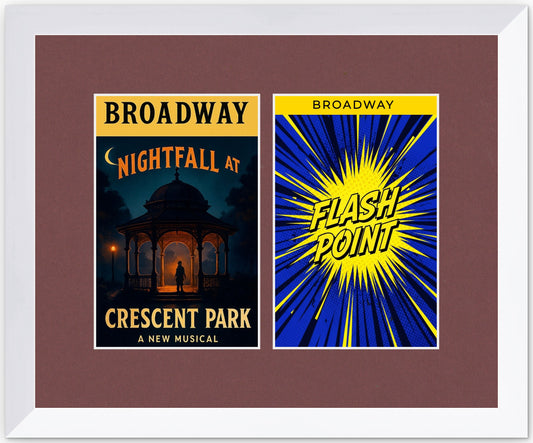 Two Playbill Shadowbox Frame (Style 7)