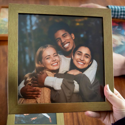 Bronze Frame with White Mat