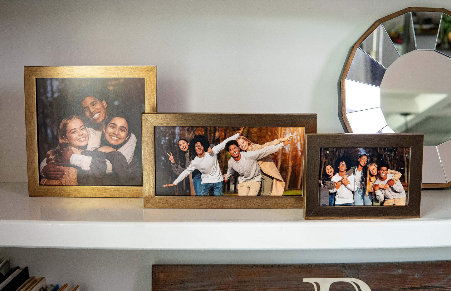 Bronze Frame with White Mat