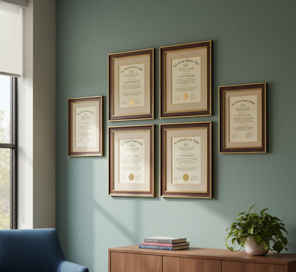 Diploma Display Military Frame (Style 1)